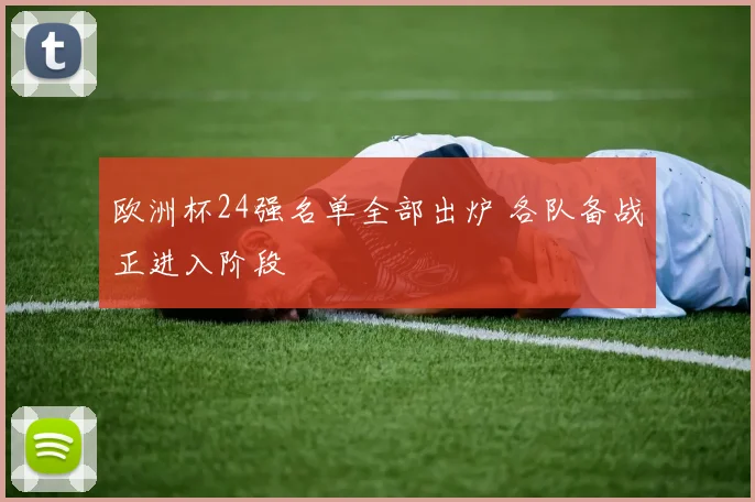 欧洲杯24强名单全部出炉 各队备战正进入阶段